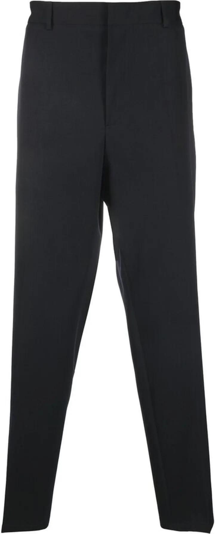 Slim-Cut Elasticated-Waistband Trousers