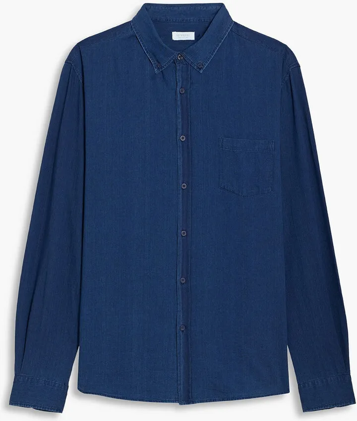 Cotton-chambray shirt