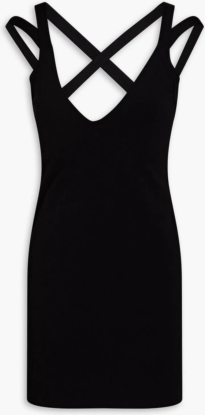 Palmer ribbed jersey mini dress
