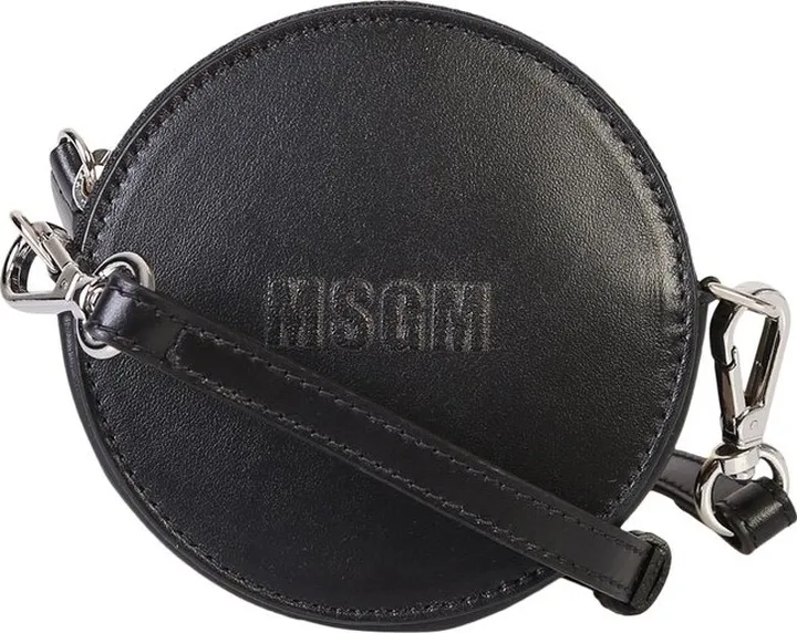 MSGM Logo Embossed Mini Crossbody Bag