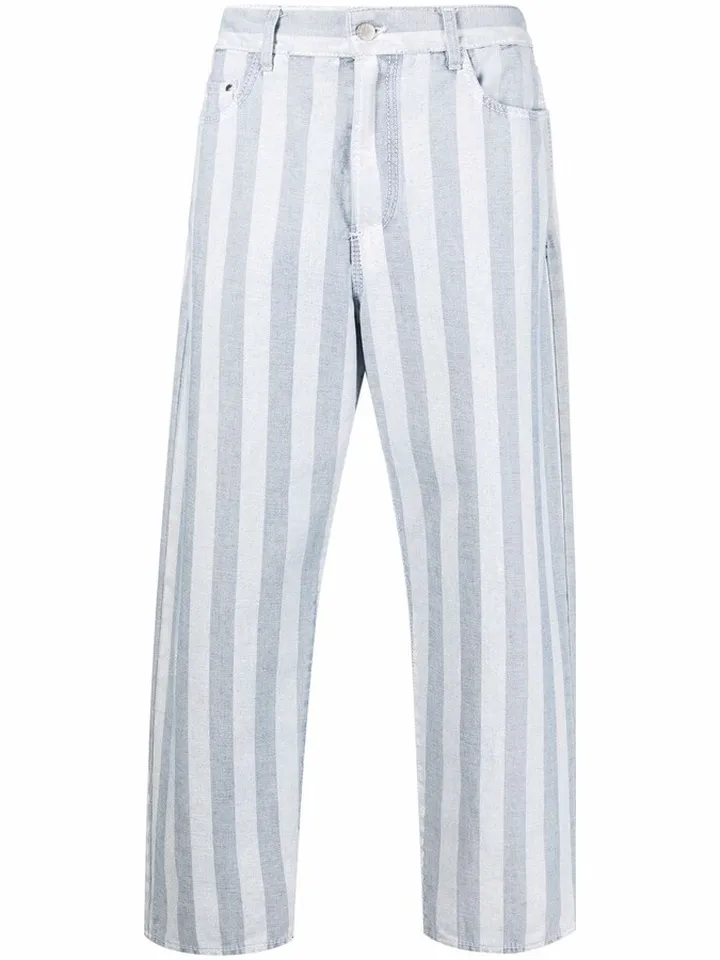 Belli Fuori striped wide-leg jeans