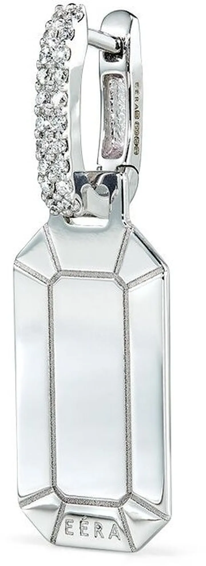 18kt white gold and diamond Tokyo earring