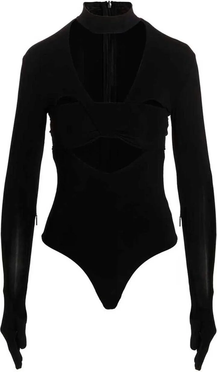 Ambush Heart Shaped Gloves Long-Sleeved Bodysuit