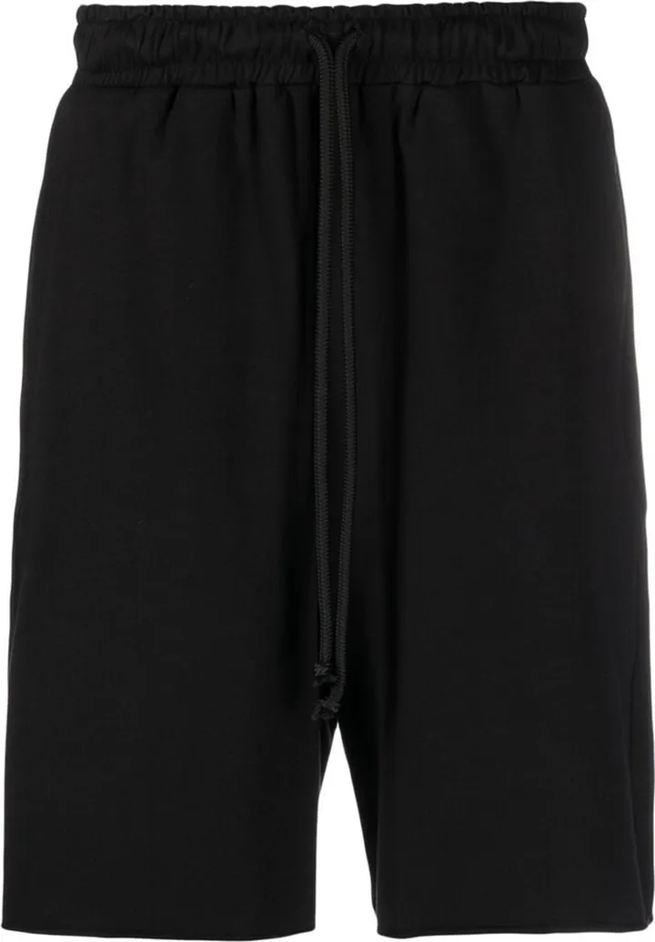 Stretch-Cotton Track Shorts