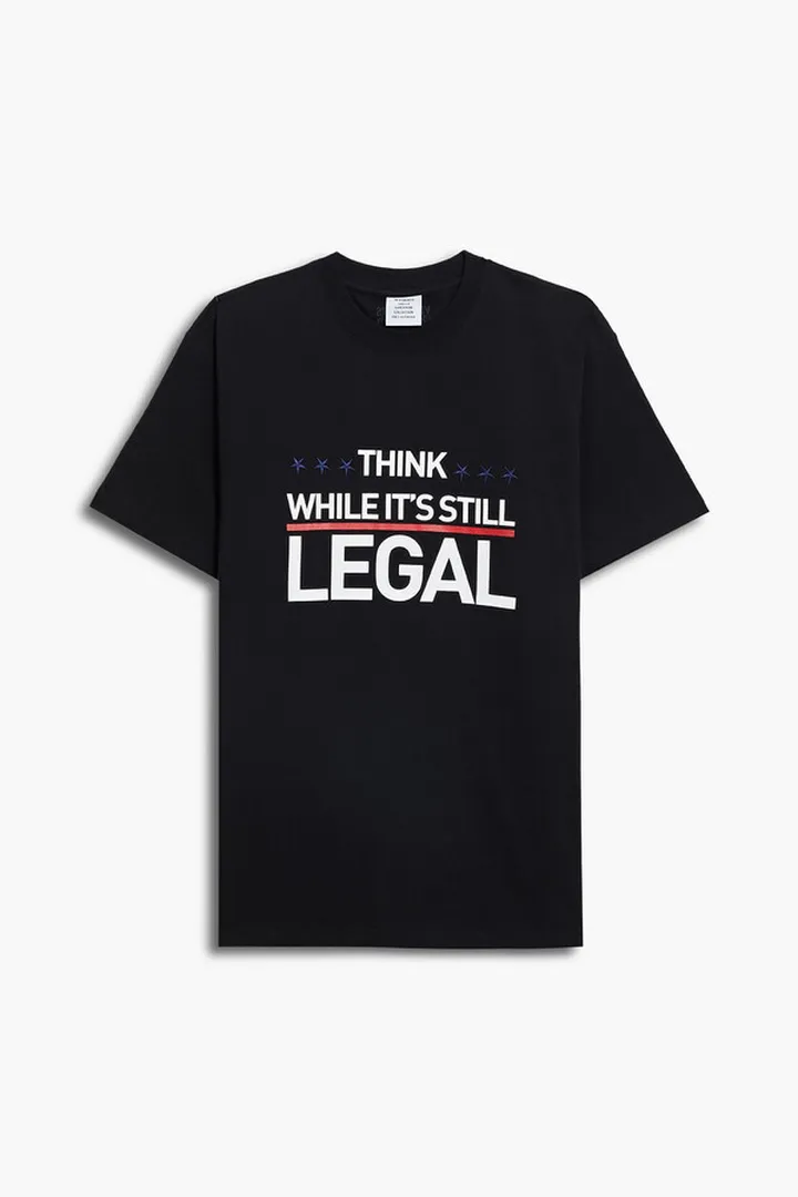Printed cotton-jersey T-shirt