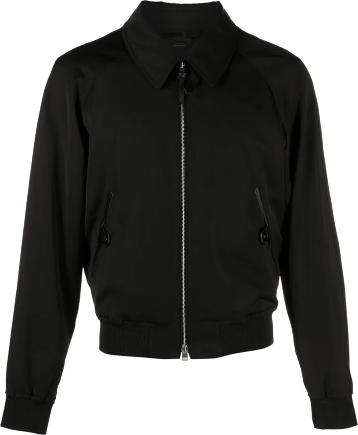 Zipped Leather Jacket