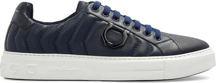 Salvatore Ferragamo Gancini Quilted Low-Top Sneakers