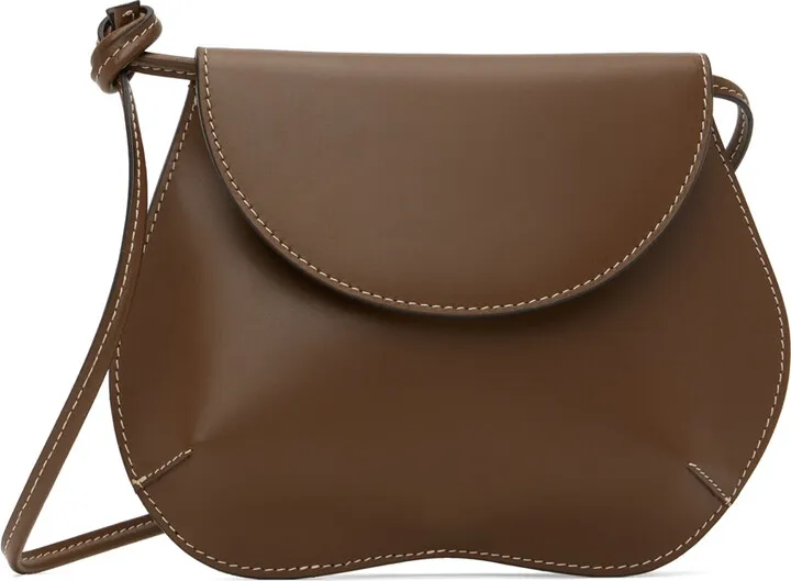 Little Liffner Brown Mini Pebble Bag