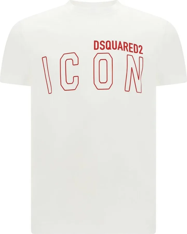 Dsquared2 Logo Printed Crewneck T-Shirt