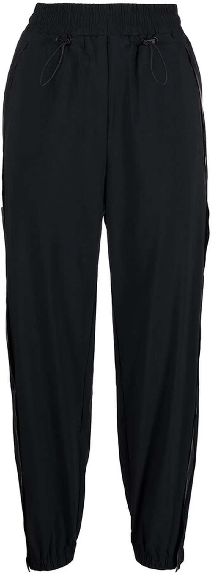 Track-less cropped track pants