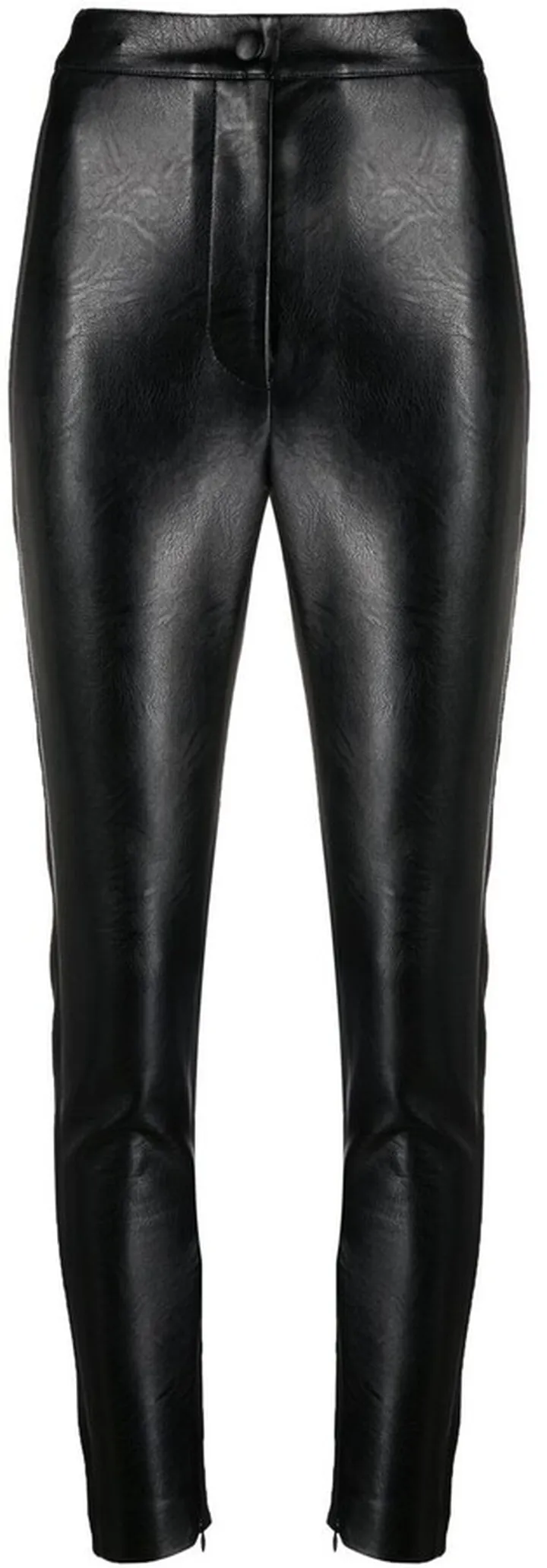 Faux-Leather Skinny Trousers