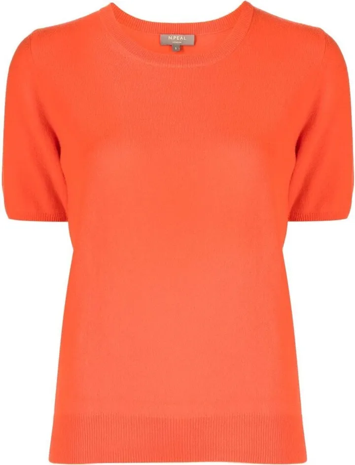 Short-Sleeved Cashmere Top