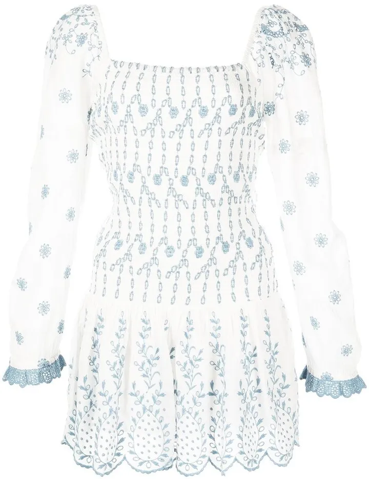 Jayce broderie anglais mini dress
