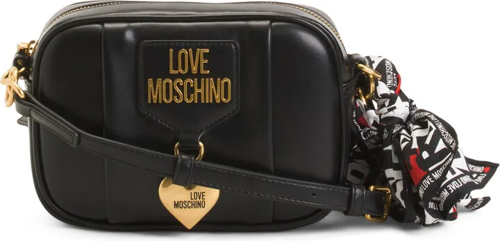 Leather Charm Camera Bag