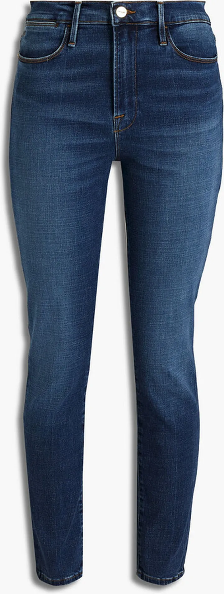 Le High Skinny faded high-rise skinny jeans