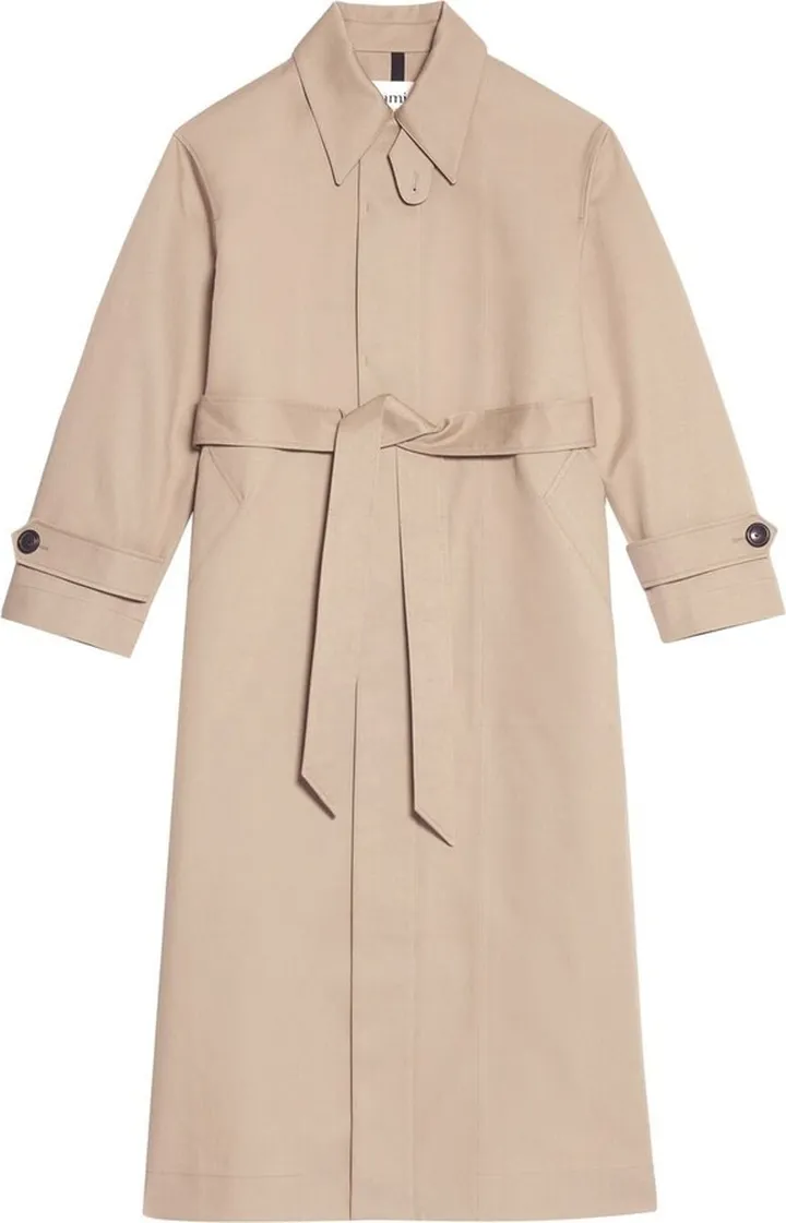 Belted Maxi Trench Coat