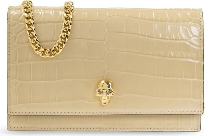 Mini Skull Leather Bag