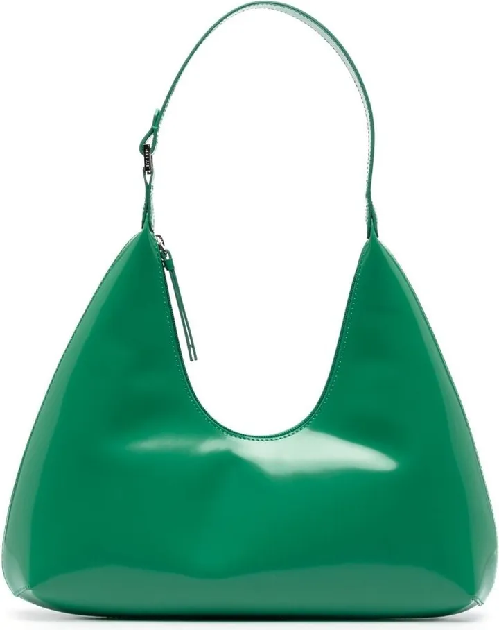 Amber leather shoulder bag