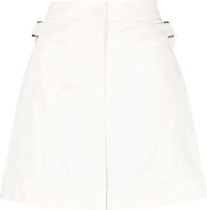 Side-Belts Tailored Shorts