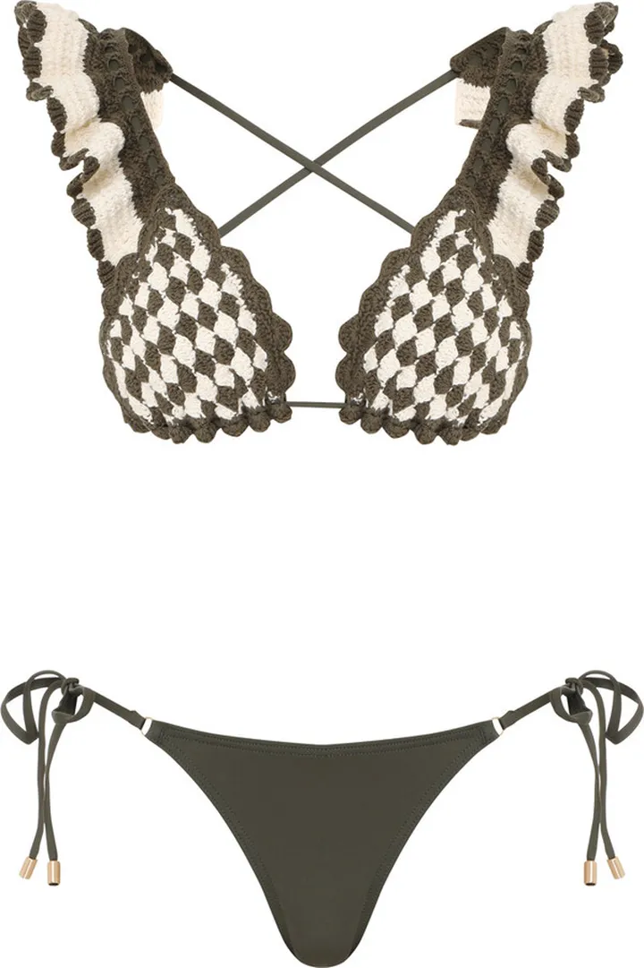 Devi Crochet Triangle Bikini