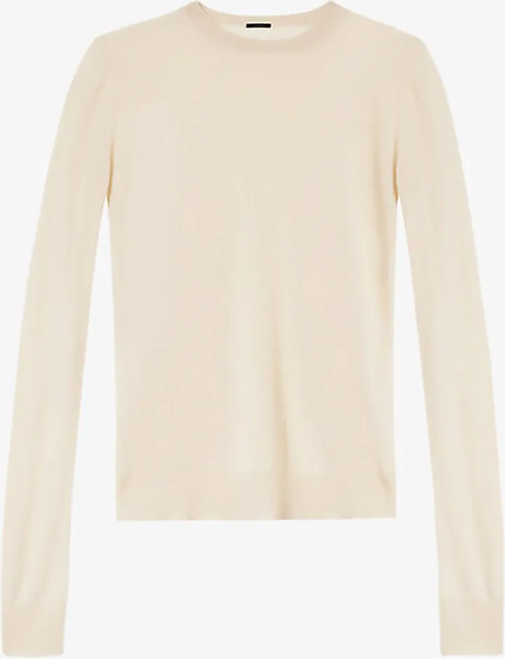 Womens aplewood Cashair Round-neck Cashmere Knitted top