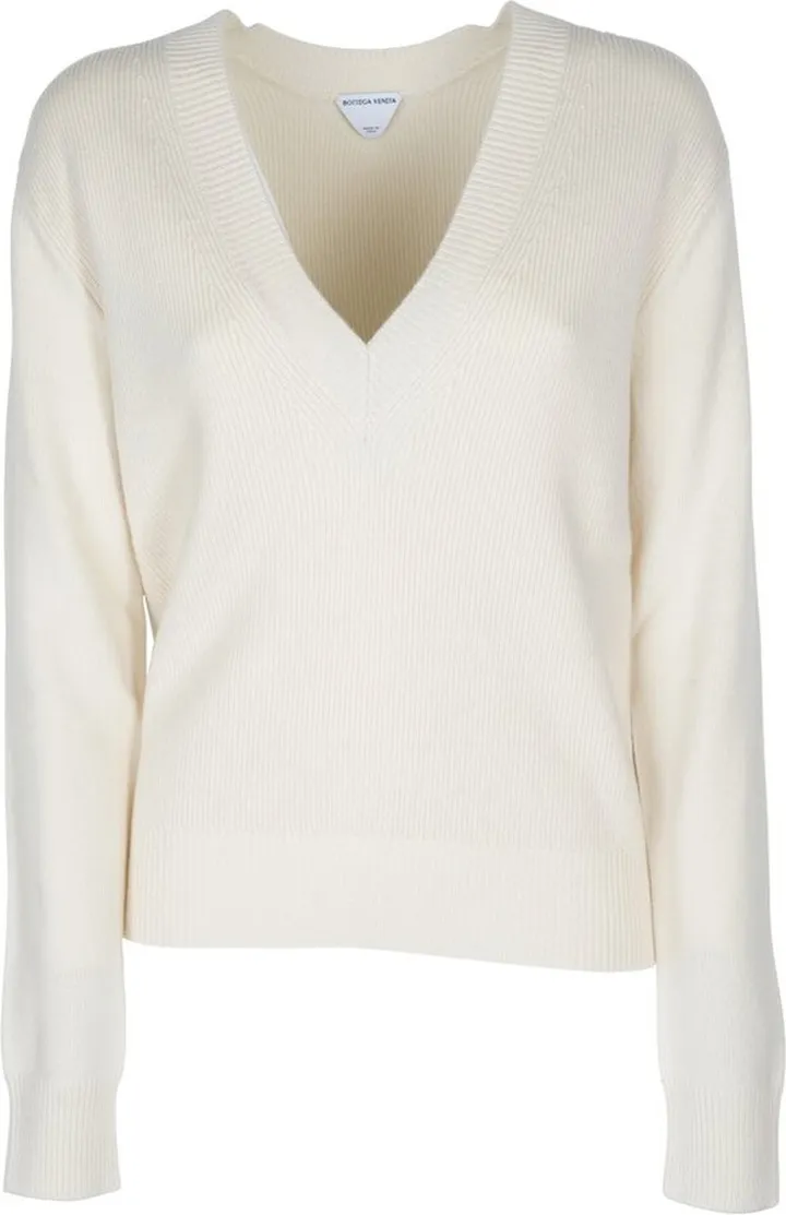 Bottega Veneta V-Neck Long-Sleeved Jumper