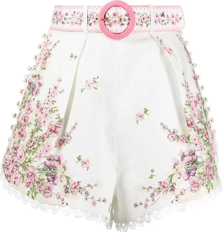Jude floral-print shorts