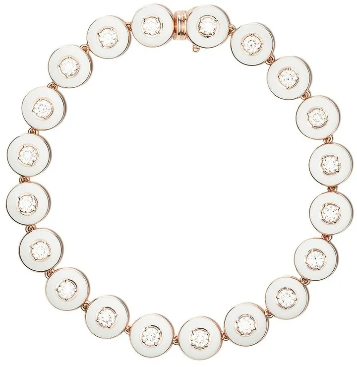 18kt rose gold diamond Mina bracelet