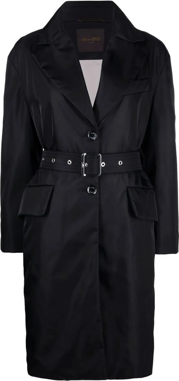 Belted Single-Breasted Trench Coat