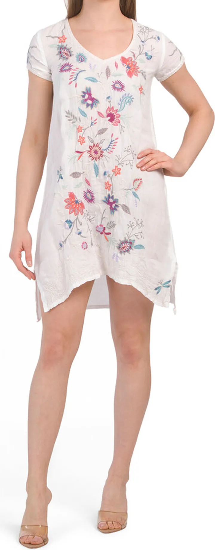 Phoebe Draped Tunic Dress