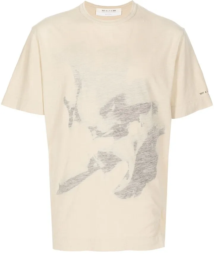 graphic-print short-sleeved T-shirt