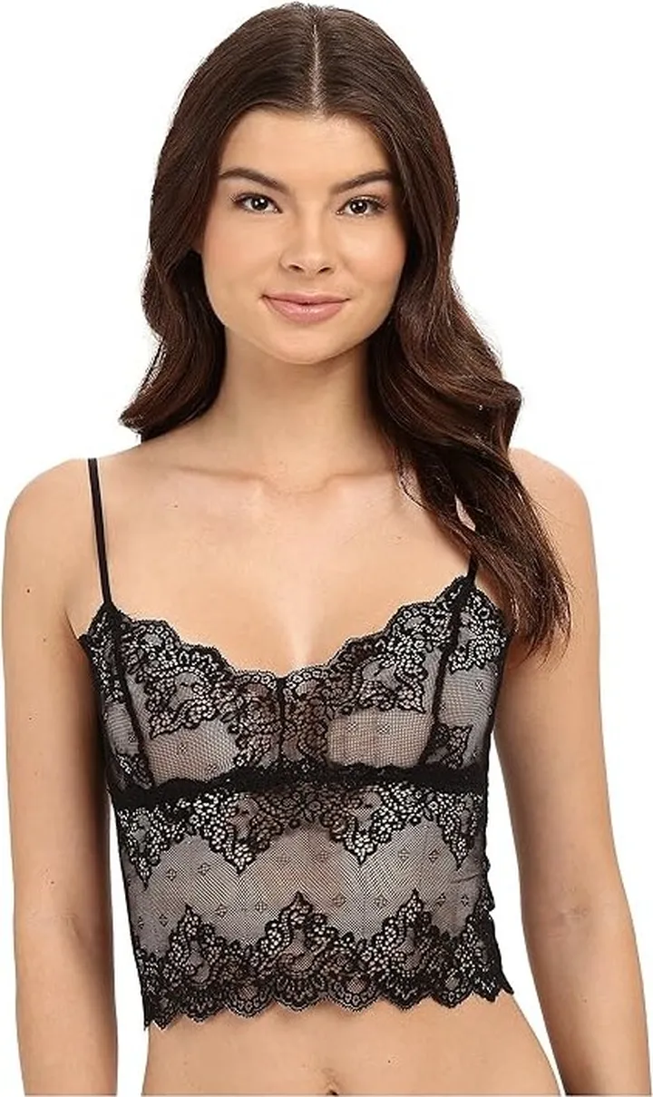 Only Hearts So Fine Lace Cami (Black) Women's Lingerie