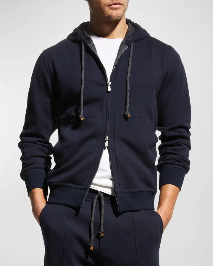 Men's Spa Zip-Front Hoodie