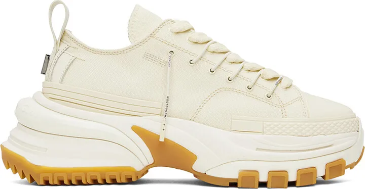 Wooyoungmi Off-White Double Lace Sneakers