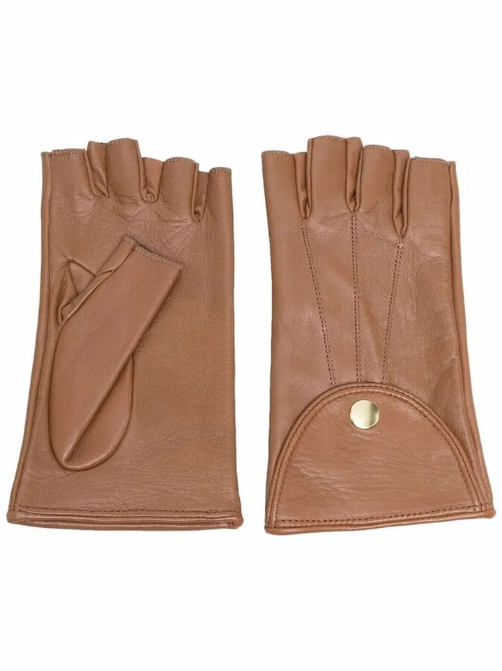 Fingerless Leather Gloves