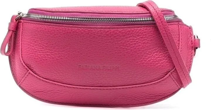 Debossed-Logo Leather Bag