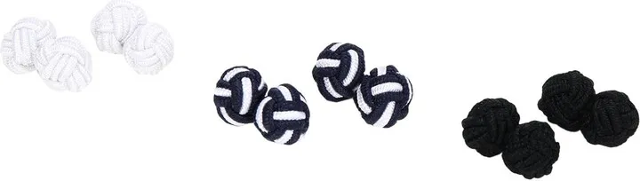 Cufflinks And Tie Clips Black