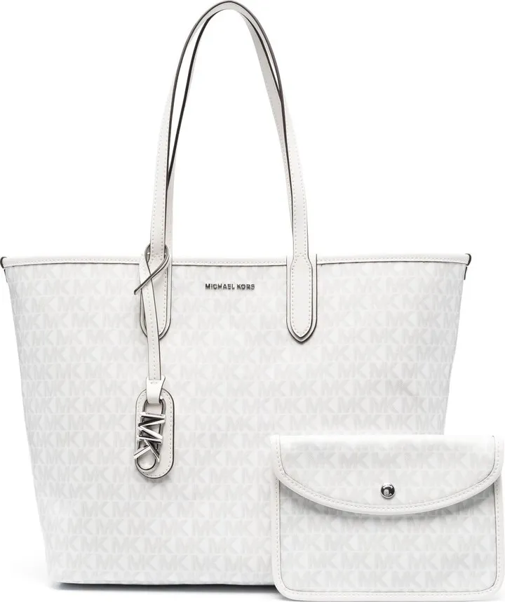 Eliza monogram-jacquard tote bag