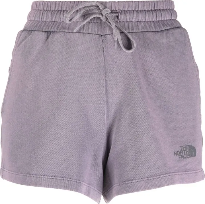 Logo-Print Cotton Track Shorts