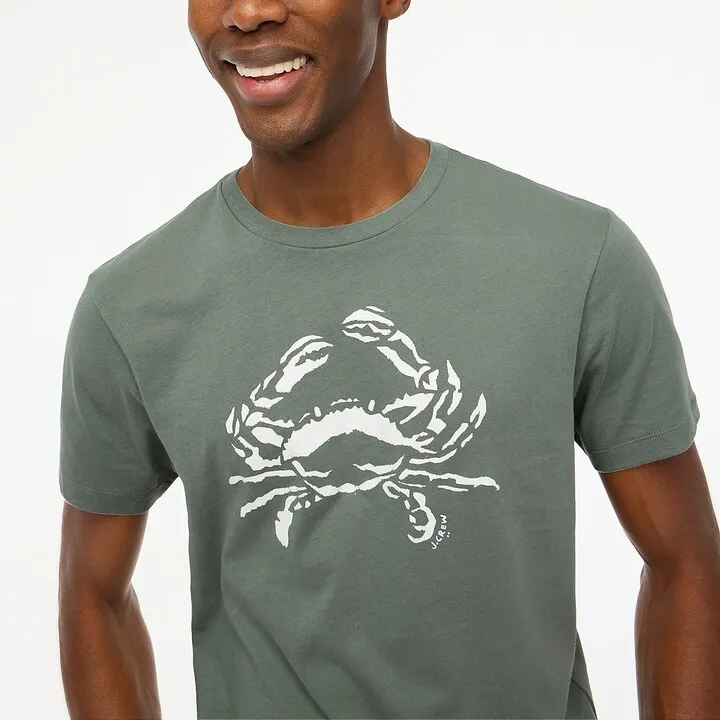 J.Crew Factory Men's Crab Graphic Tee