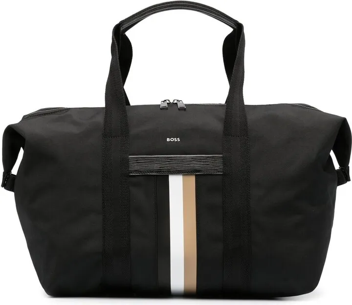 First Class Signature Stripe holdall