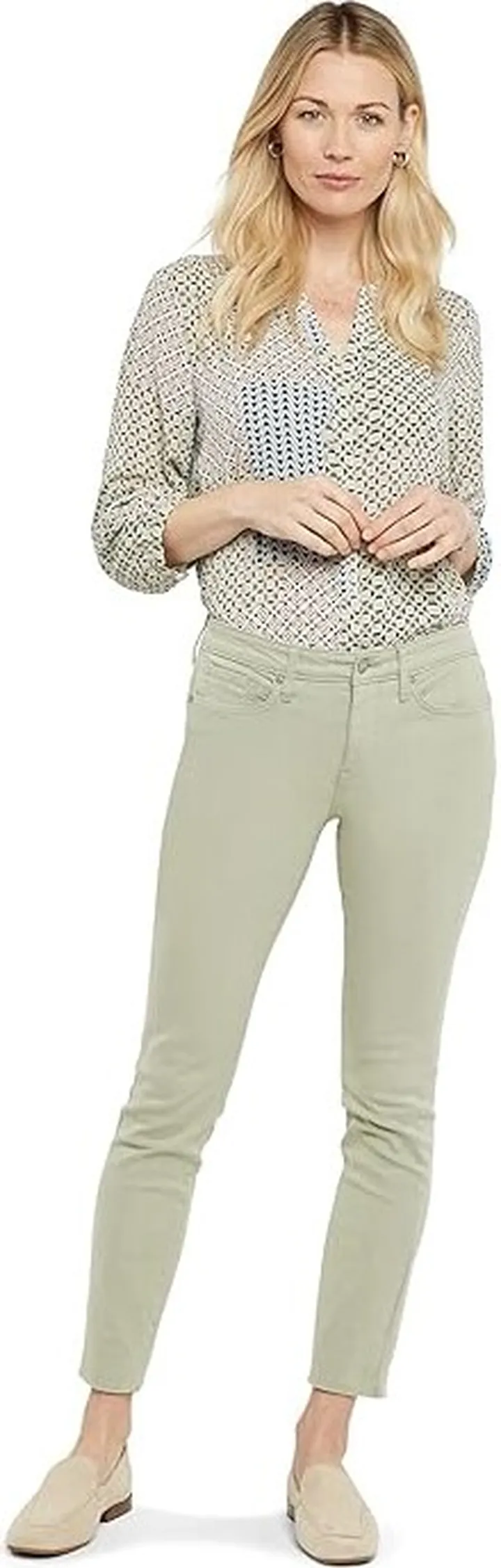 NYDJ Alina Leggings Ankle Raw Hem in Bamboo (Bamboo) Women's Jeans