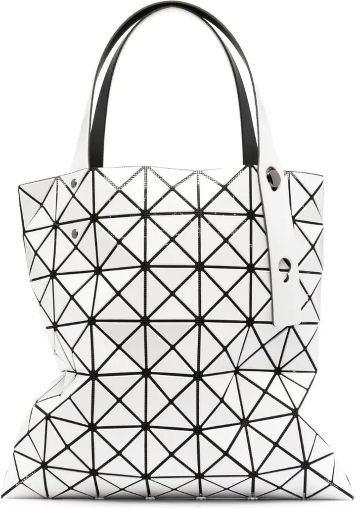 Geometric-Panelled Tote Bag