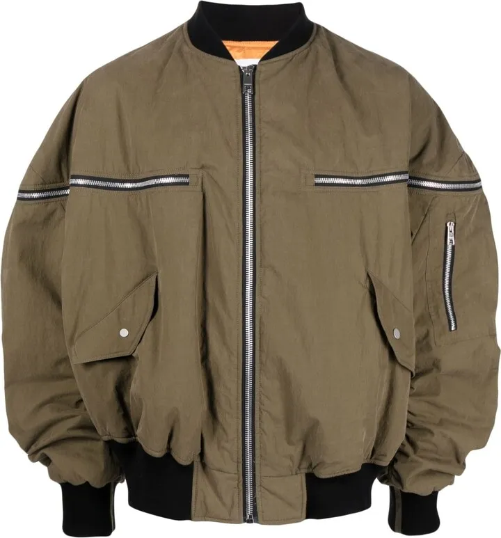 Zip-Up Bomber Jacket