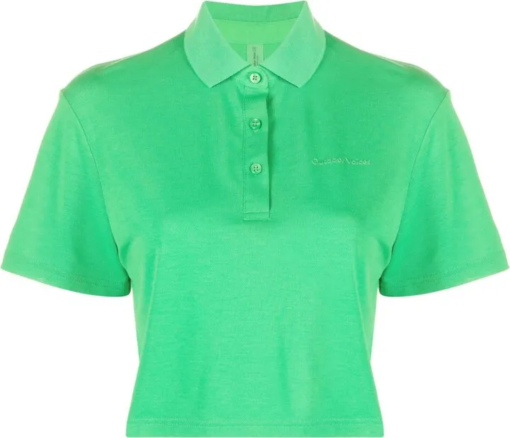 Birdie cropped polo shirt