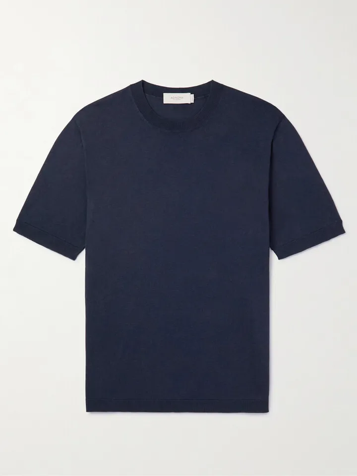 Slim-Fit Silk and Cotton-Blend Jersey T-Shirt