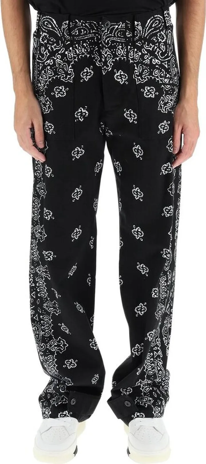 Amiri Bandana Printed Straight Leg Pants
