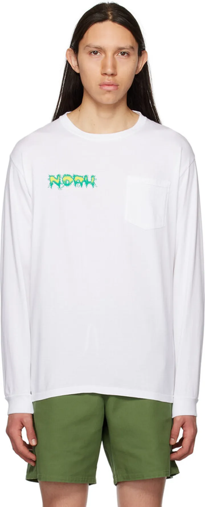 Noah White Shock Long Sleeve T-Shirt