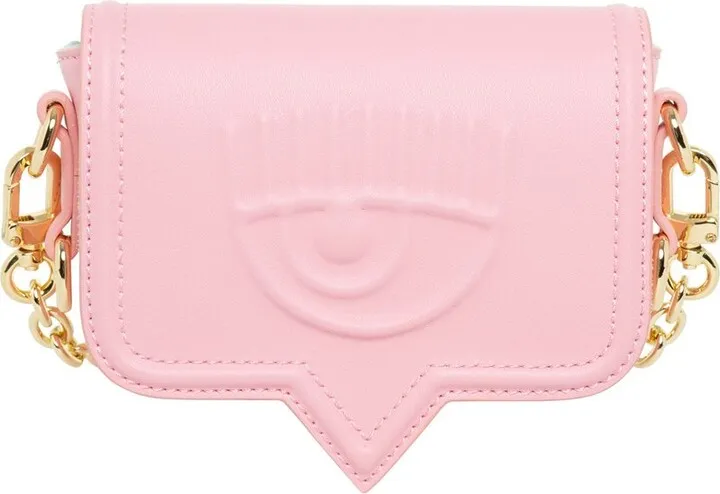 Chiara Ferragni Logo Embossed Chain-Linked Belt Bag