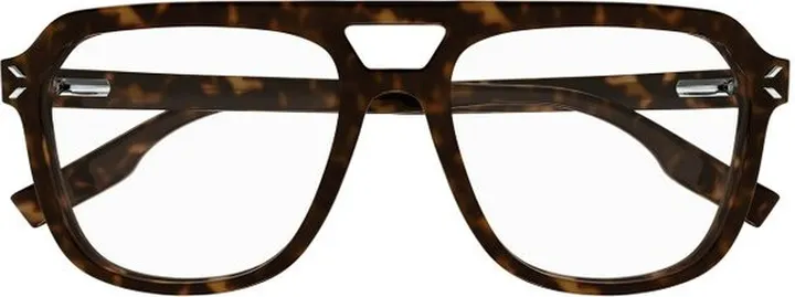 Alexander McQueen Eyewear Aviator Frame Glasses
